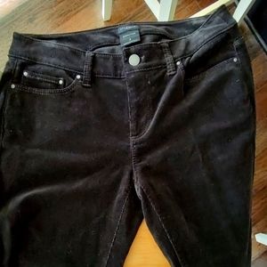 Ann Taylor Signature size 4 dark brown corduroy pants